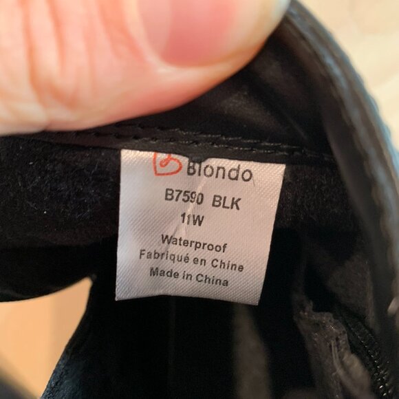 Blondo Carly Waterproof Bootie, WATERPROOF -  SIZE 11 WIDE - Picture 6 of 6